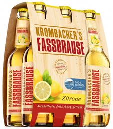 Bild von Krombacher's Fassbrause Zitrone  6 x 0,33L