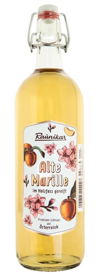 Bild von RAUNIKAR ALTE MARILLE 38%   1L