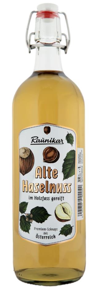 Bild von RAUNIKAR ALTE HASELNUSS 38% 1L