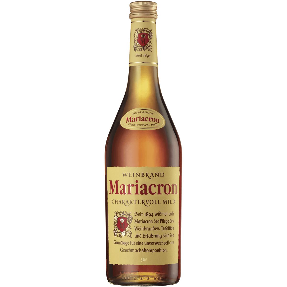 Bild von Mariacron Weinbrand 36% 0,7l