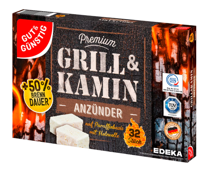 Bild von G&G Anzünder Paraffin/Holzfasern 32ST