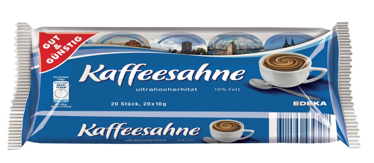 Bild von G&G Kaffeesahne wärmebehand.20x10g