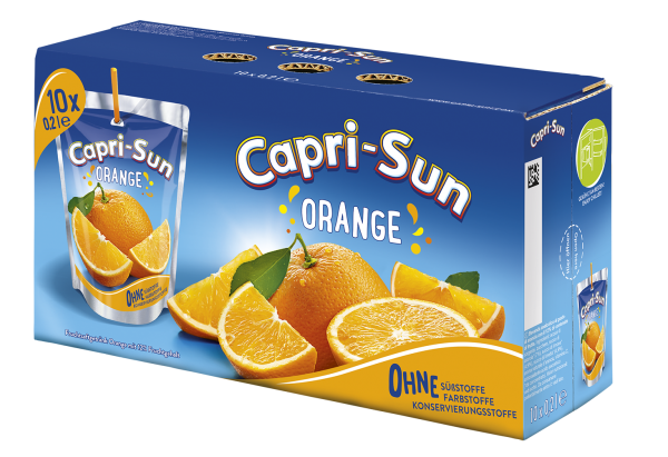 Bild von Capri Sun Orange 10 x 0,2L
